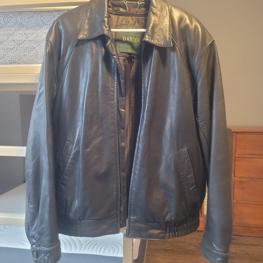 Mens leather jacket